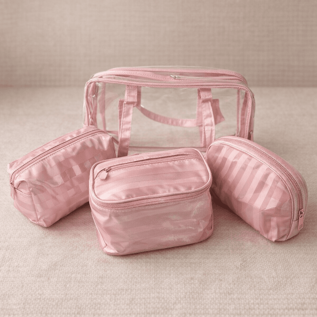 Set de 4 portacosméticos