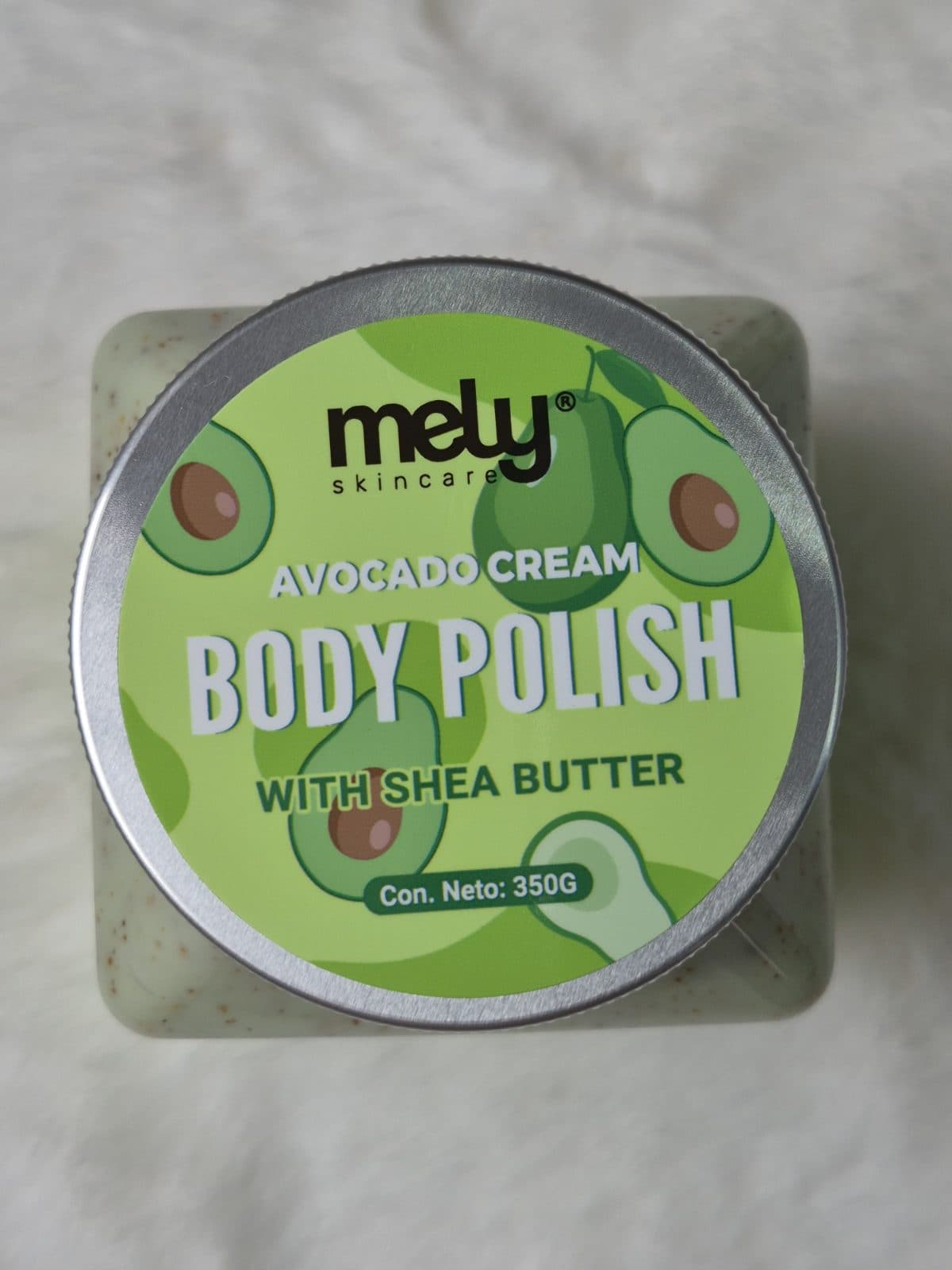 Exfoliante corporal en crema de palta