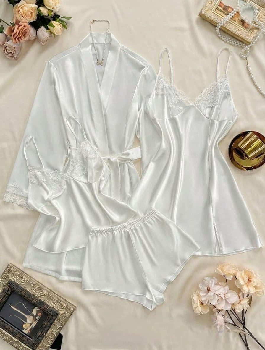 Conjunto pijama 4 piezas