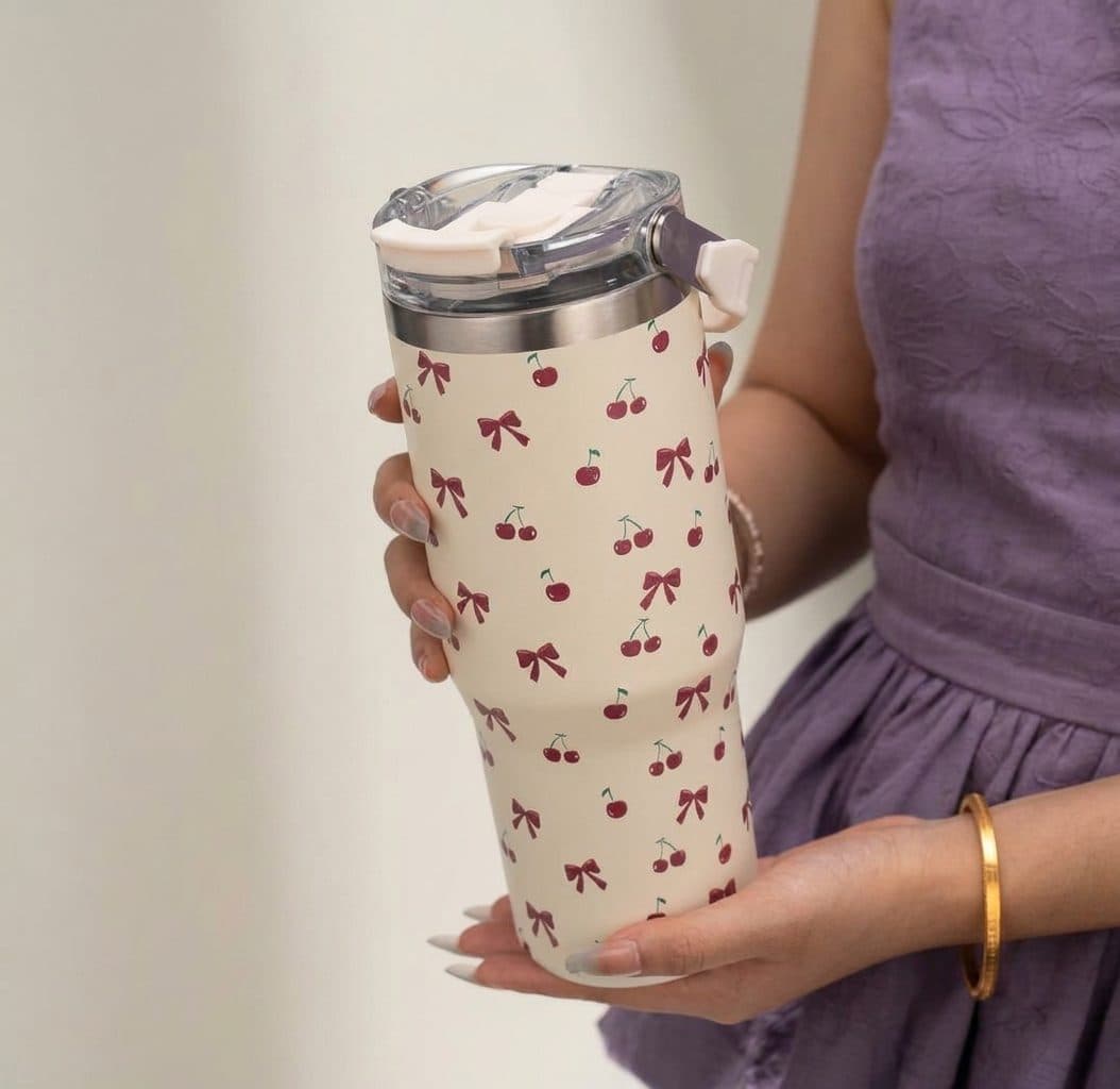 Vaso Térmico Cherry Bow