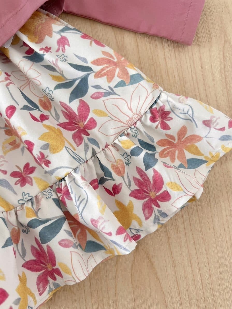 Conjunto Infantil Vestido Y Chaqueta