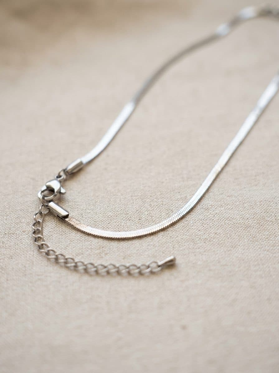 Collar acero inoxidable espigas