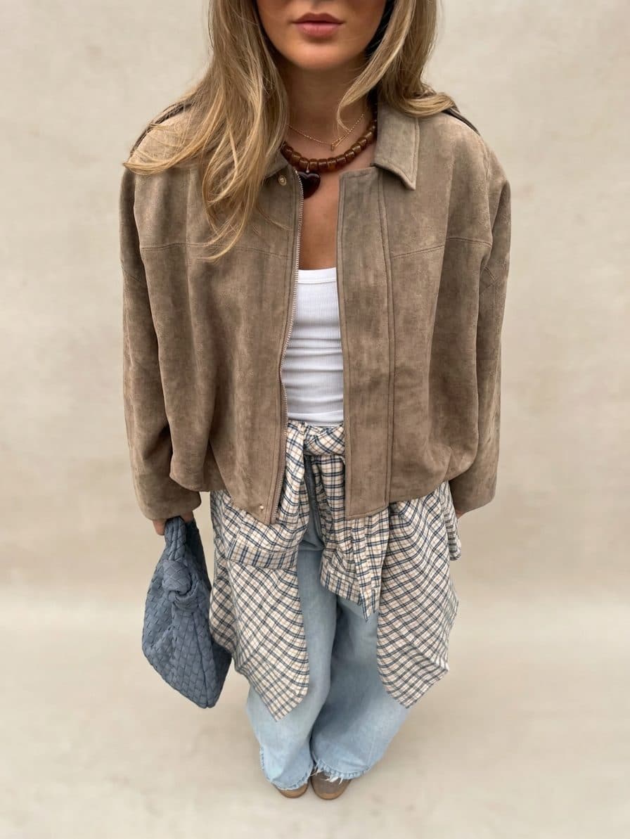 Chaqueta Avellana