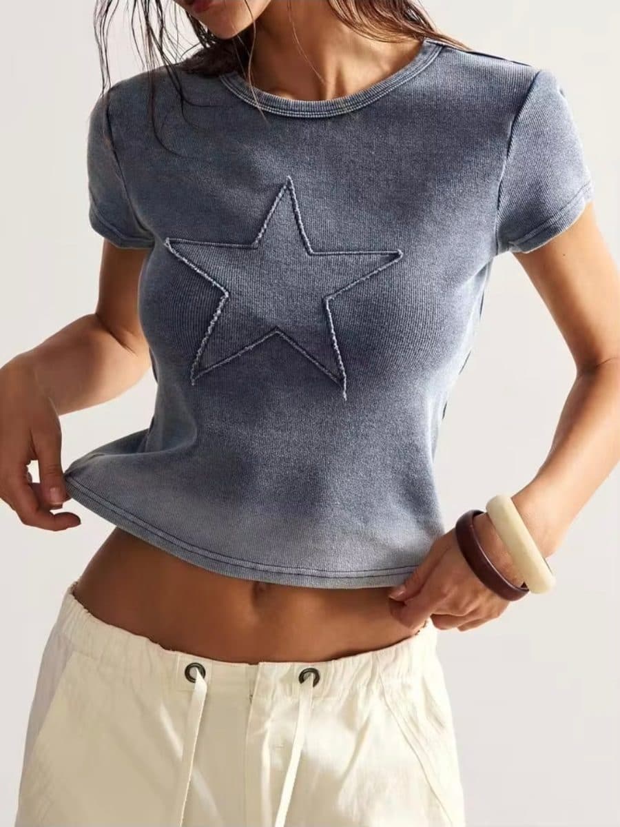Remera tipo lavado