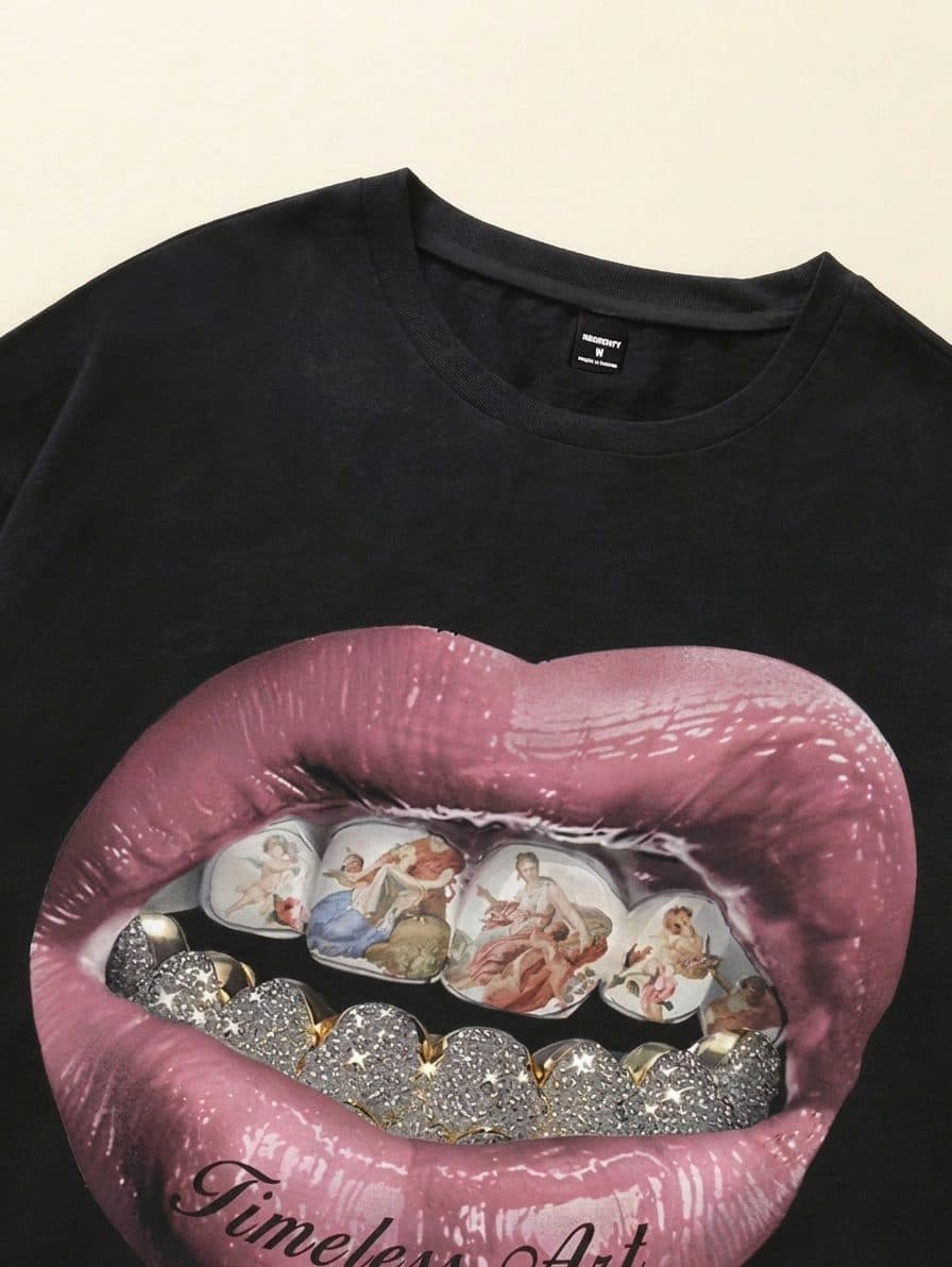 Remera labio