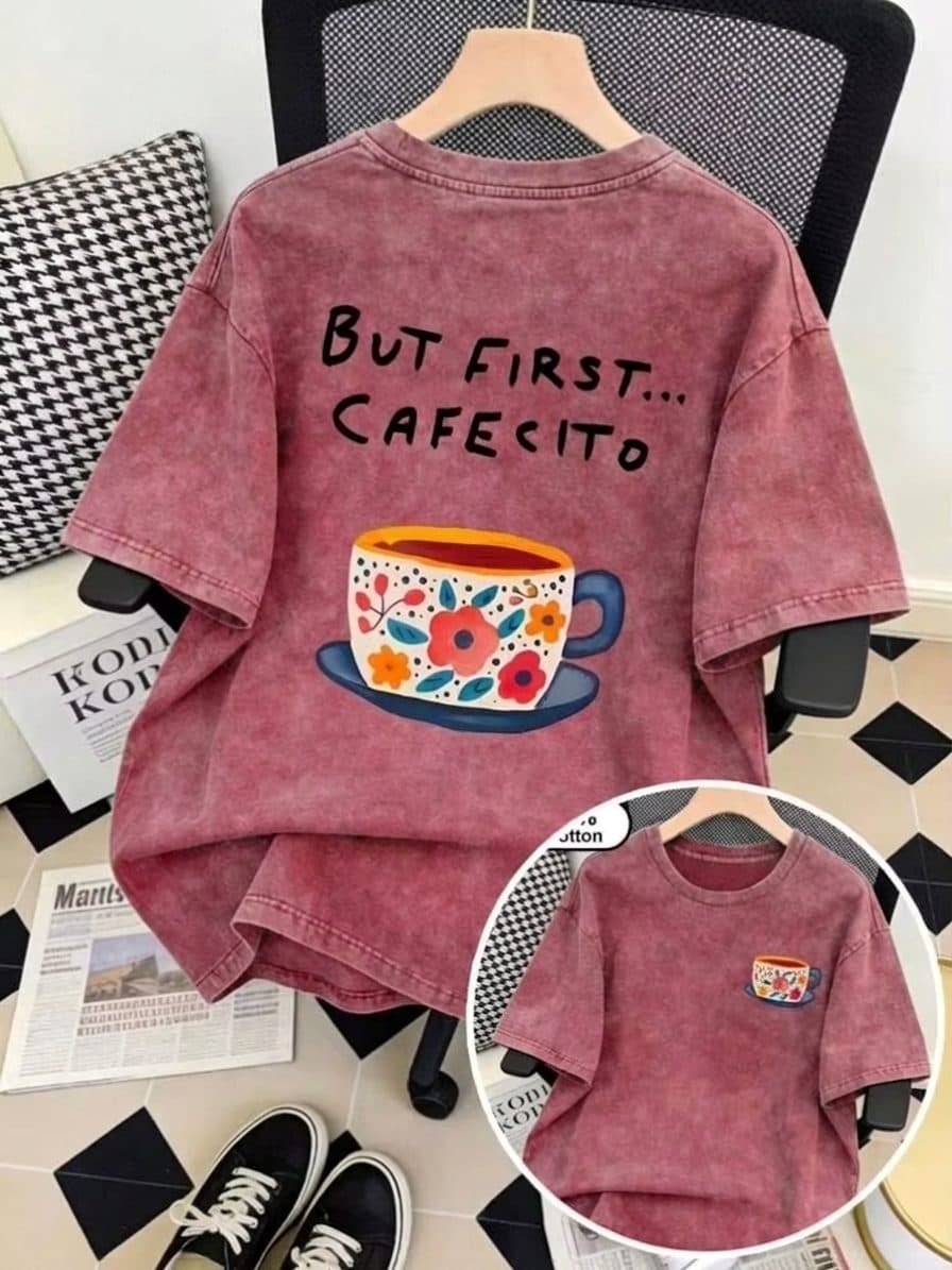 Remera Cafecito